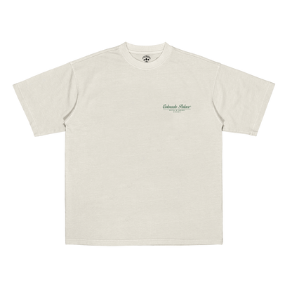 Cream poker chips tee